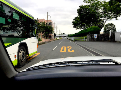 路上教習　市街地